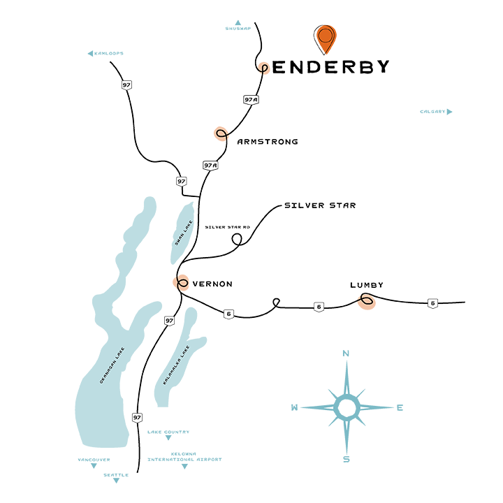 map of enderby